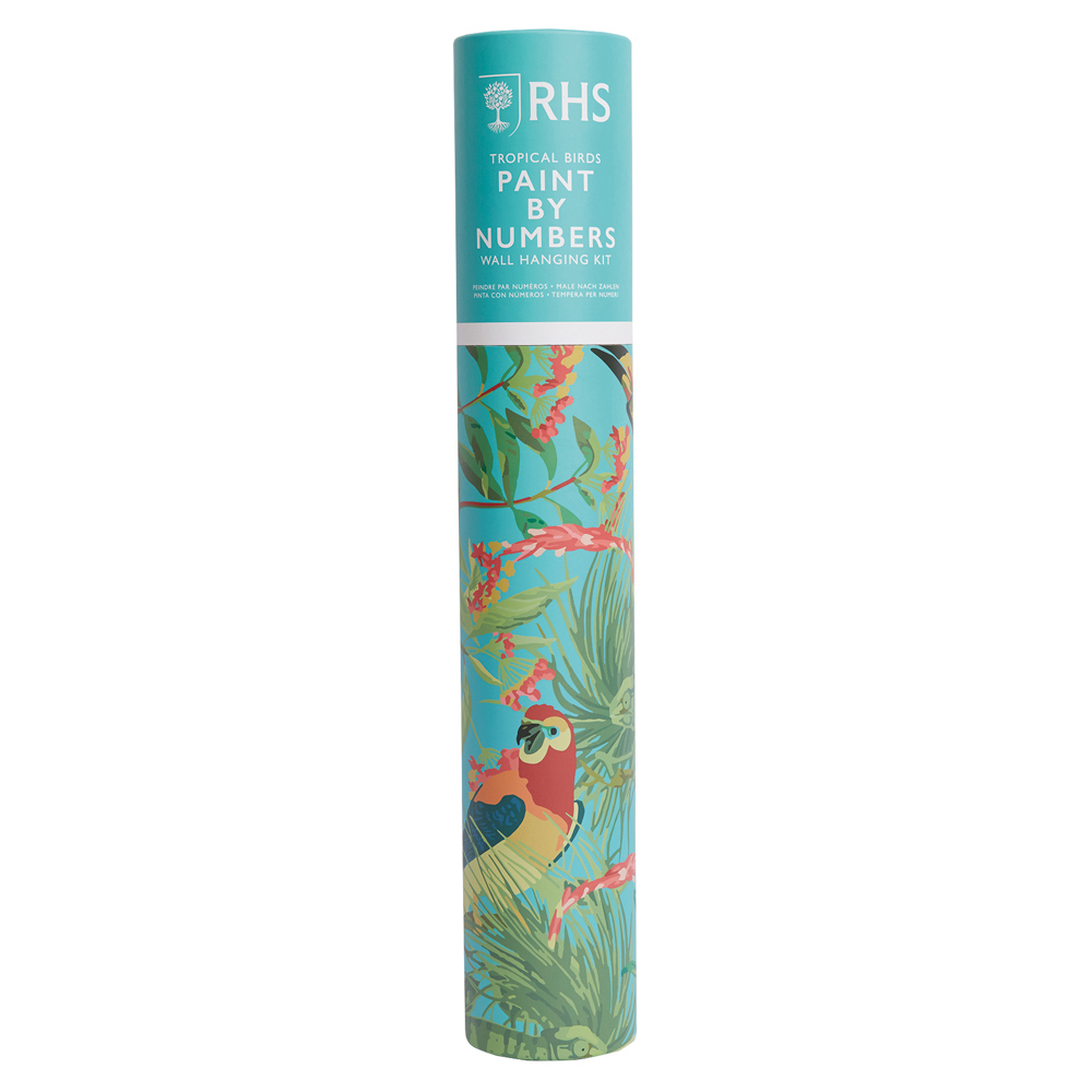 RHS Paint by Numbers Kit Tropical Birds